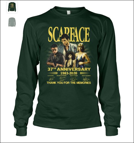 Scarface 37th anniversary long sleeved