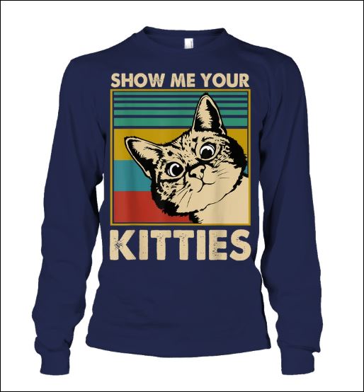 Show me your kitties vintage long sleeved