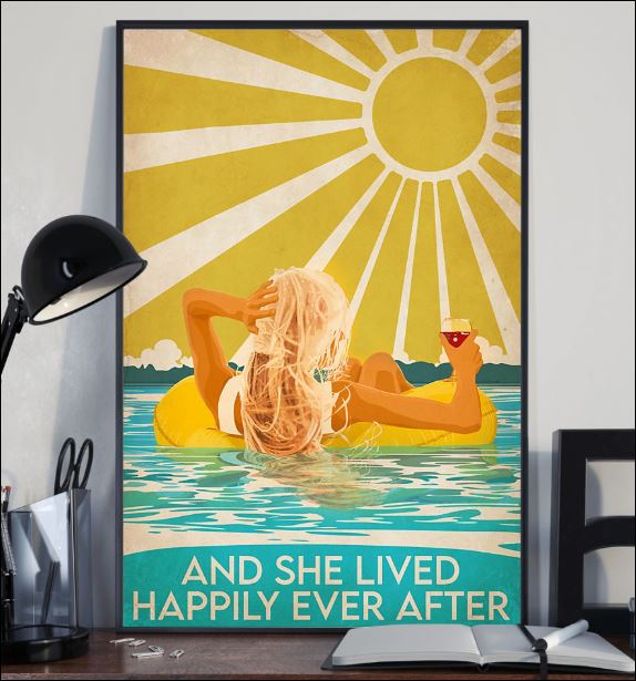 Swimming Blonde and she lived happily ever after poster 2