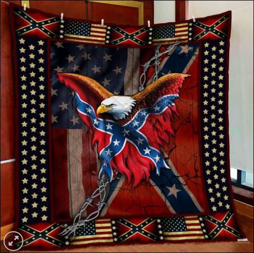 Confederate American history quilt