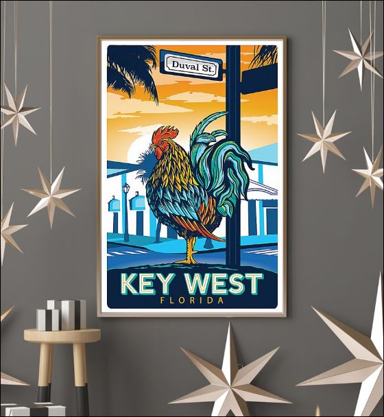 Duval St key west Florida poster 3