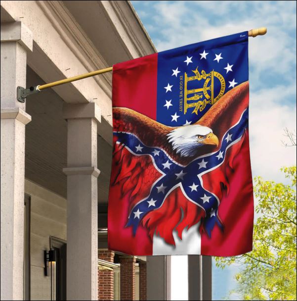 Georgia Confederate American flag