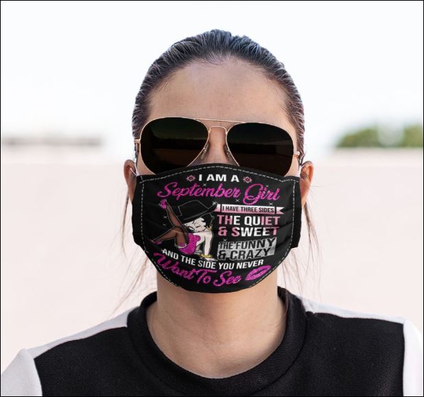 I am a september girl i have three side face mask