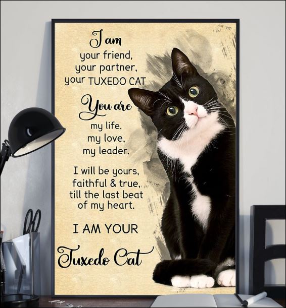 I am your friend your partner your tuxedo cat poster 2