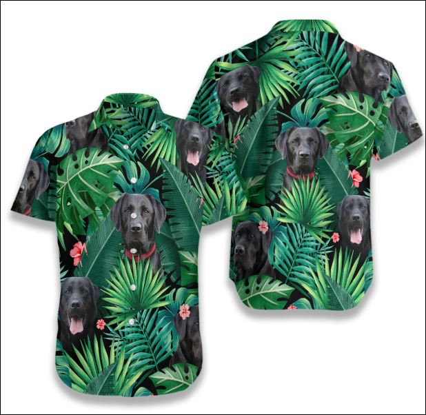 Labrador Tropical hawaiian shirt