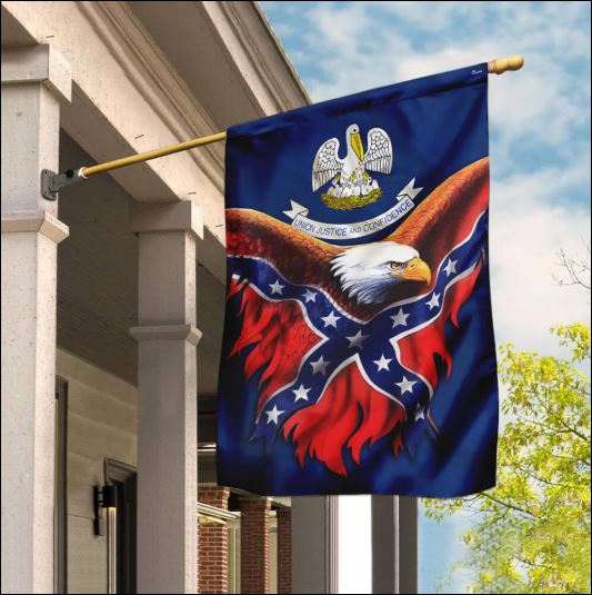 Louisiana Confederate American flag