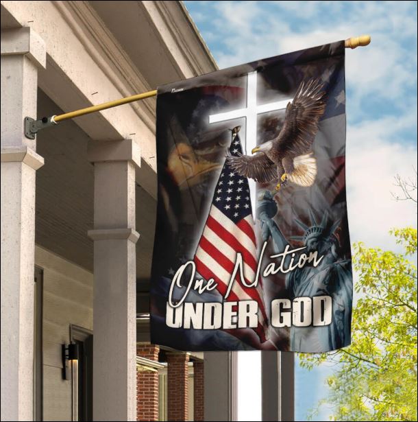 One nation under God American flag