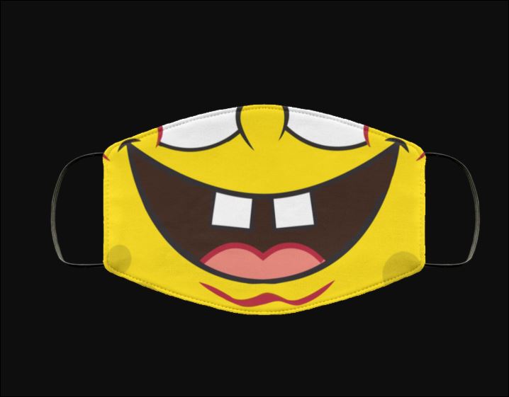 SpongeBob SquarePants mouth face mask