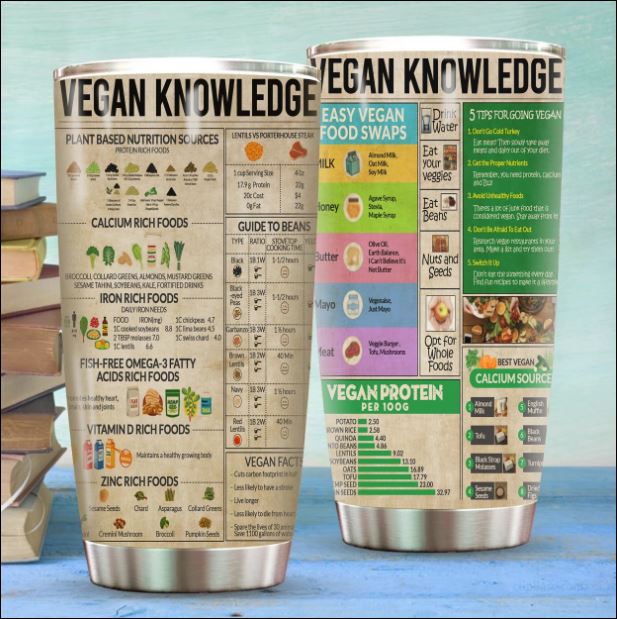 Vegan knowledge tumbler