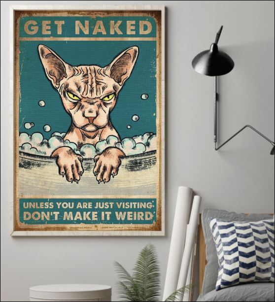 Sphynx get naked unless you are just visiting don't make it weird poster 1