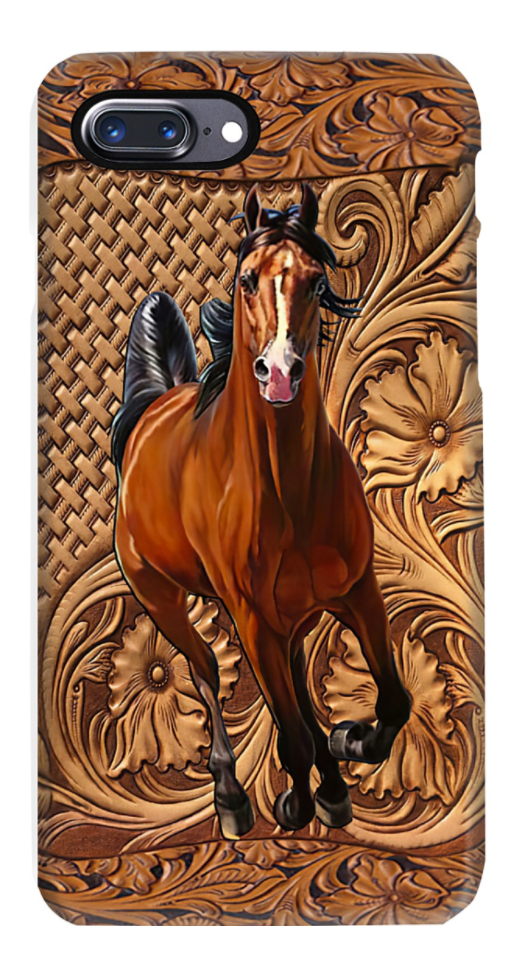 Love horse 3D phone case