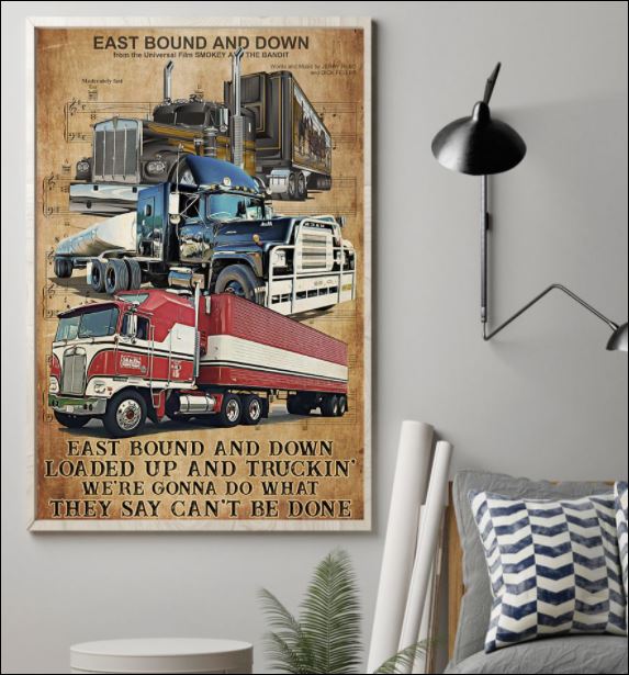 Truck east bound and down poster 1