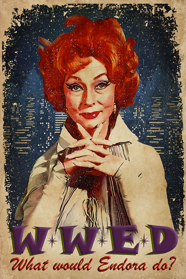 WWED what would Endora do poster