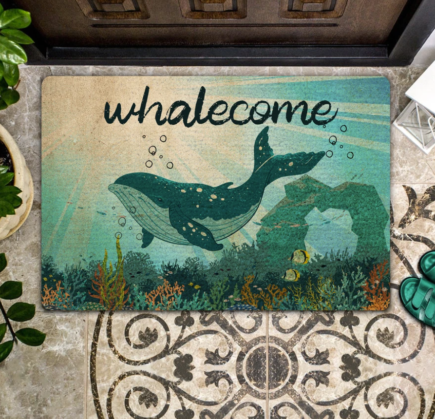 Whalecome doormat