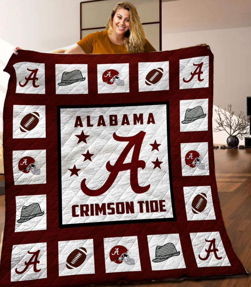 Alabama Crimson Tide 3D quilt 1