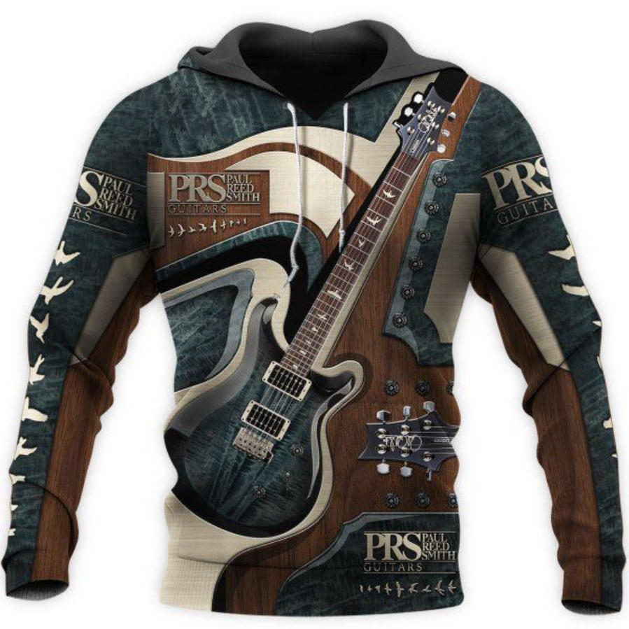 PRS Guitar all over printed 3D hoodie