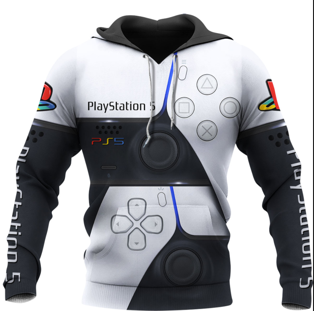 PlayStation 5 all over printed 3D hoodie