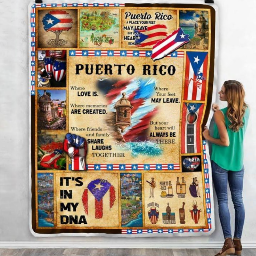Puerto rico it's in my DNA quilt