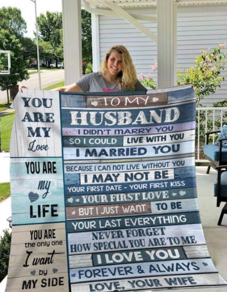 To my husband you are my love you are my life you are the only one i want by my side quilt
