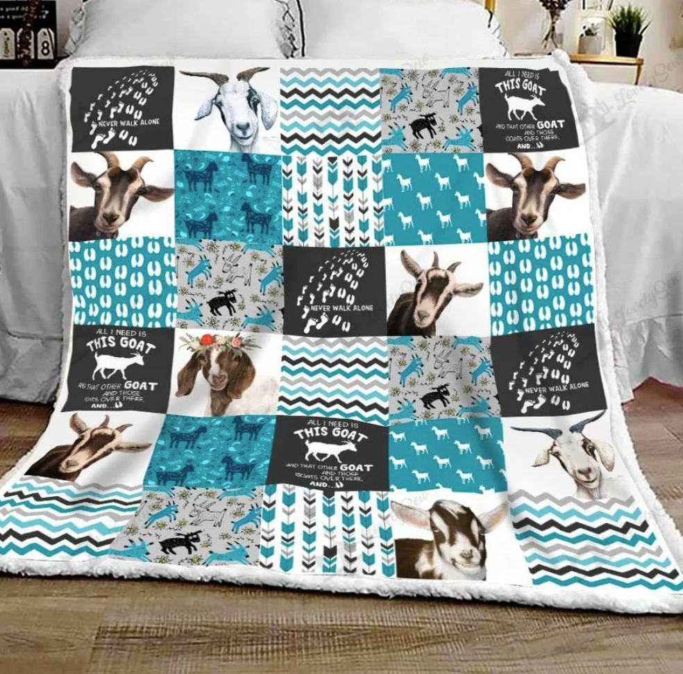 All i need is this goat quilt 1