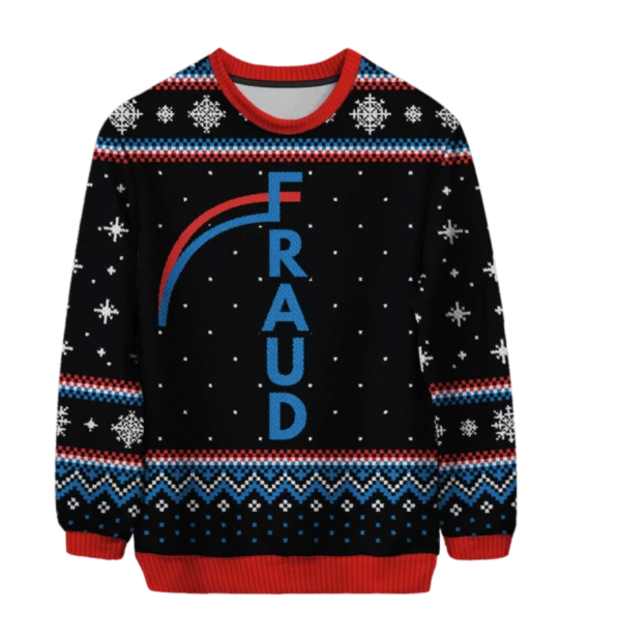 FRAUD ugly sweater