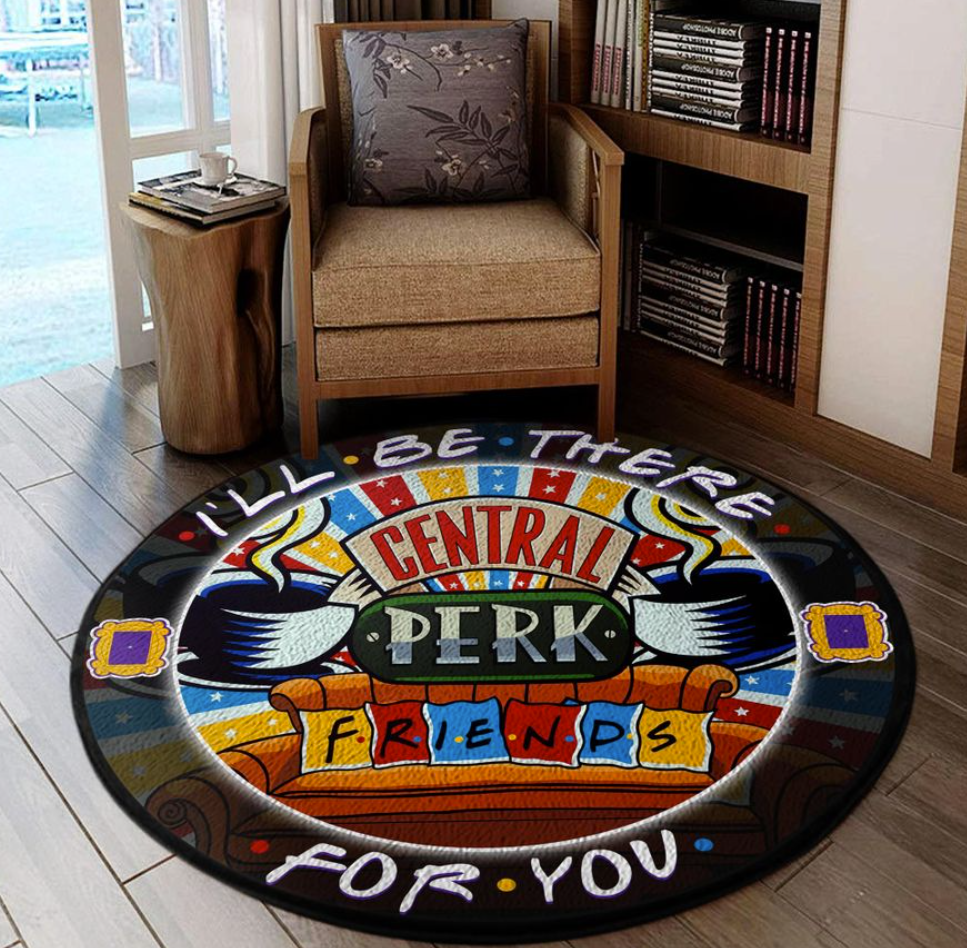 Friends i'll be there for you Central Perk round rug