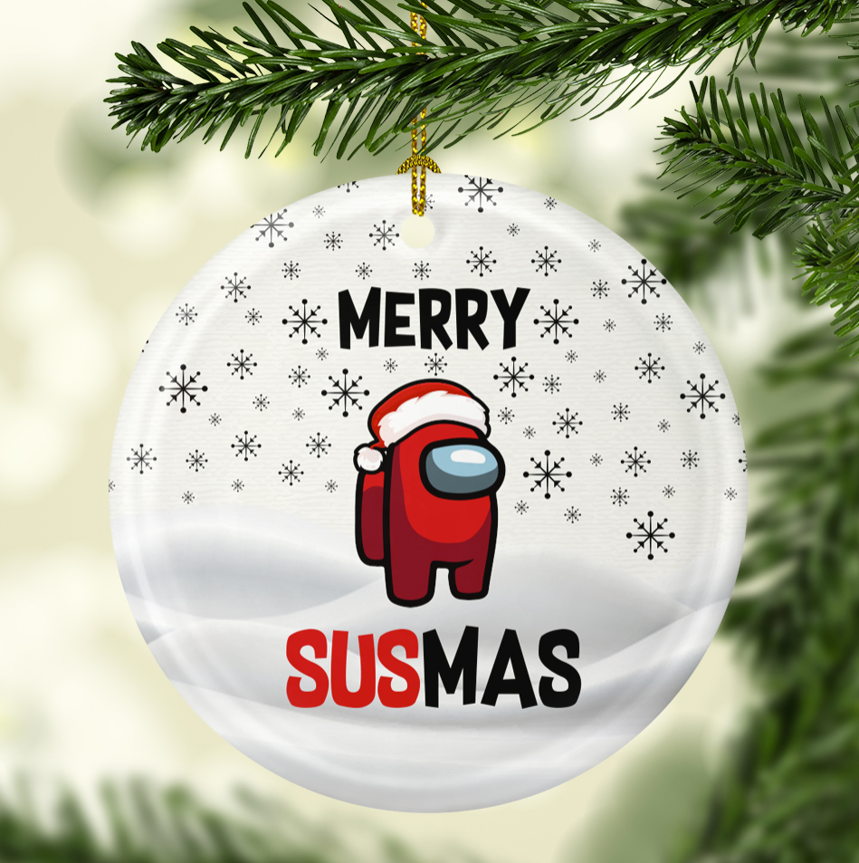 Merry susmas Christmas Ornament