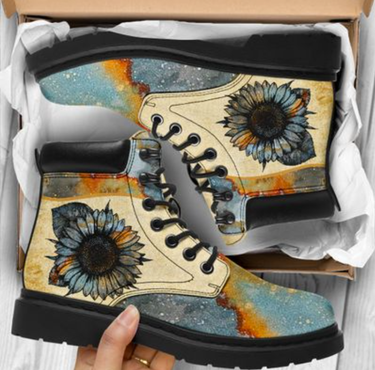 Sunflower vintage timberland boots