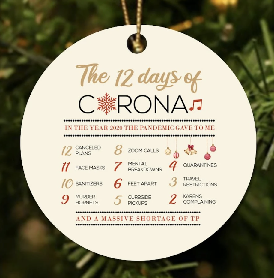 The 12 days of Corona Christmas Ornament