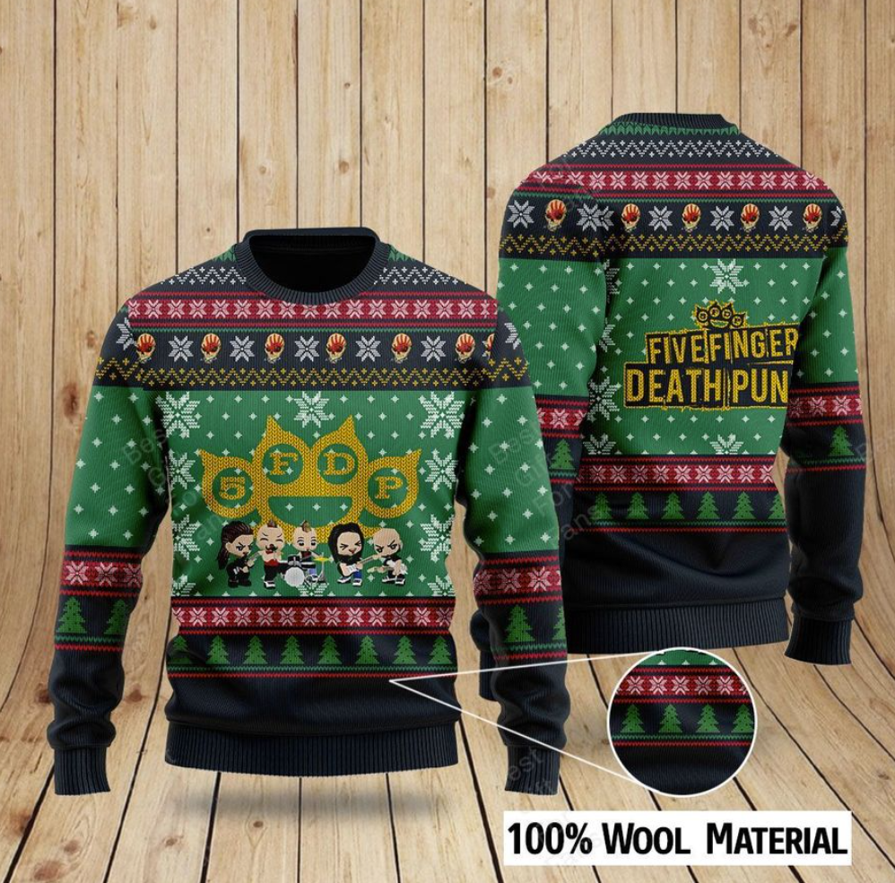 Five Finger Death Punch ugly sweater