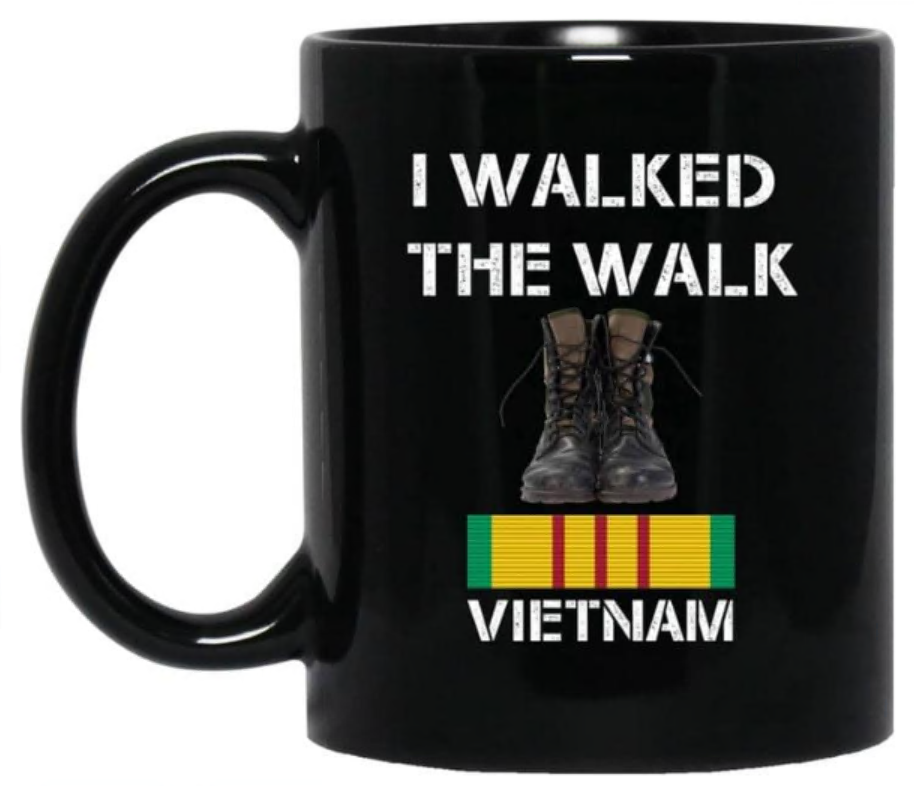 I walked the walk Vietnam veteran mug