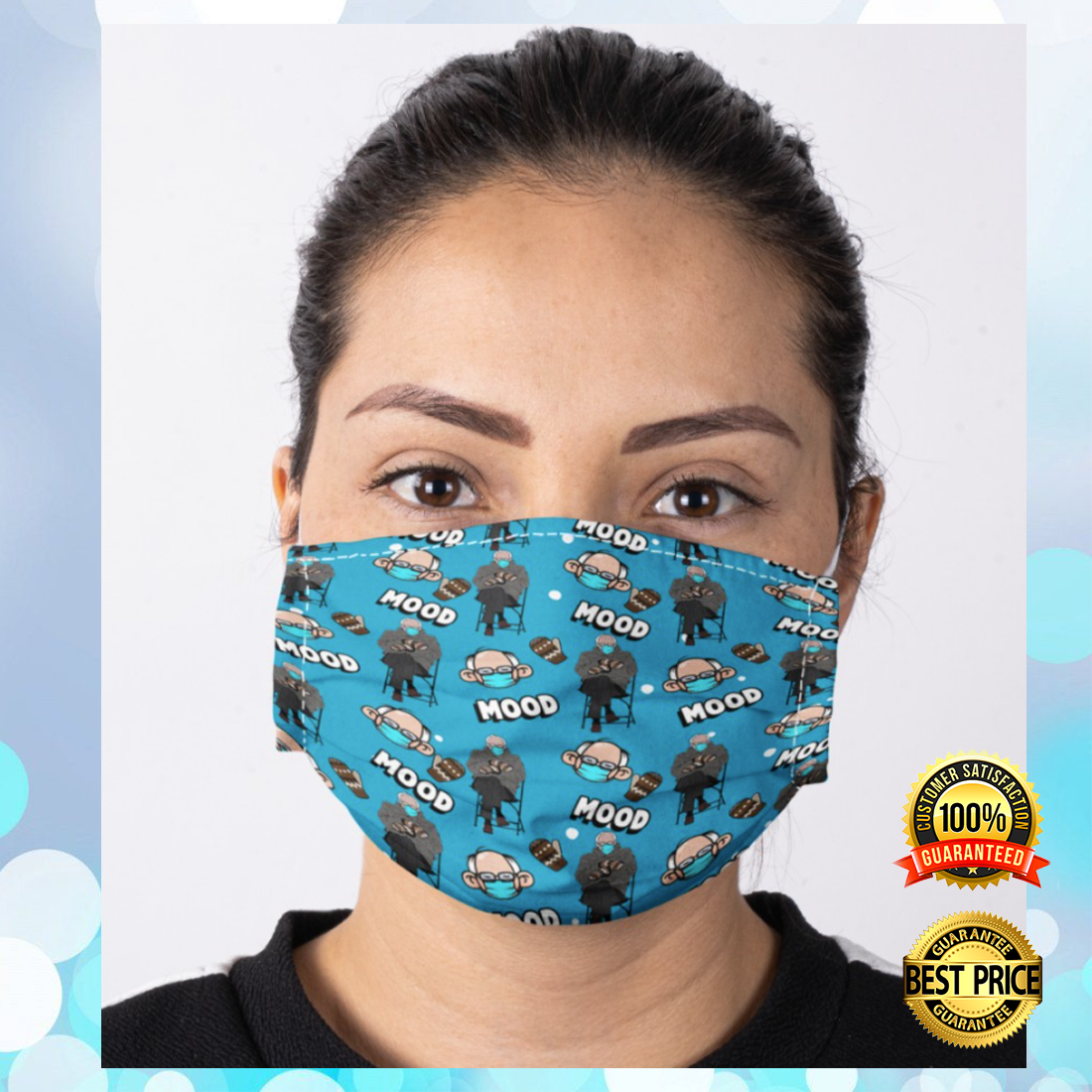 Bernie mood cloth face mask 3