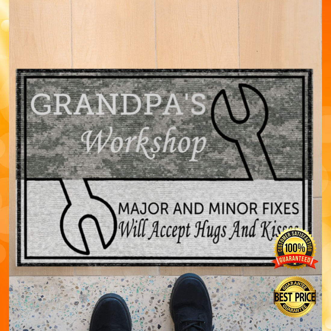 Grandpa's workshop major and minor fixer doormat 4