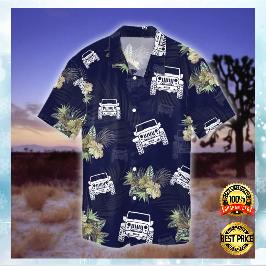 Jeep tropical hawaiian shirt 4