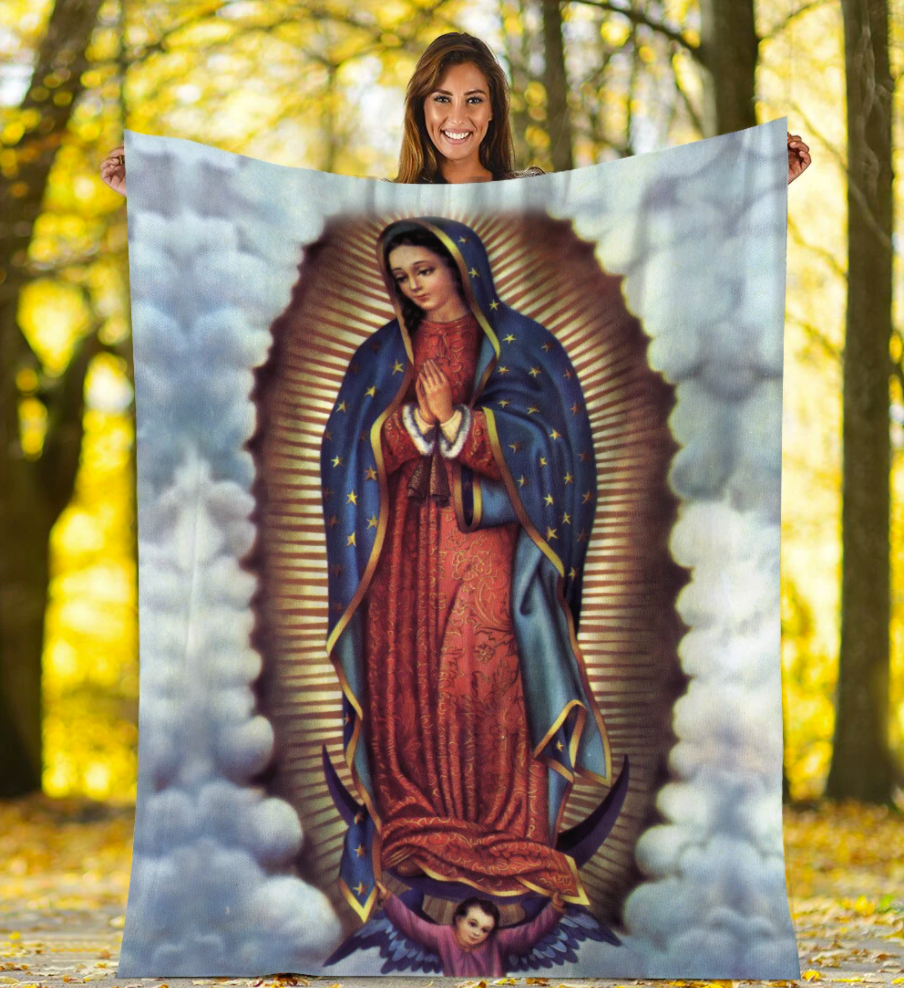 Our Lady of Guadalupe blanket