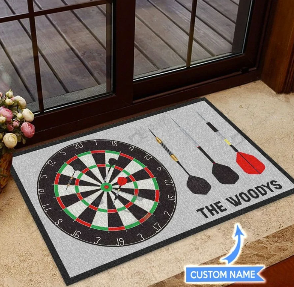 Personalized Darts doormat