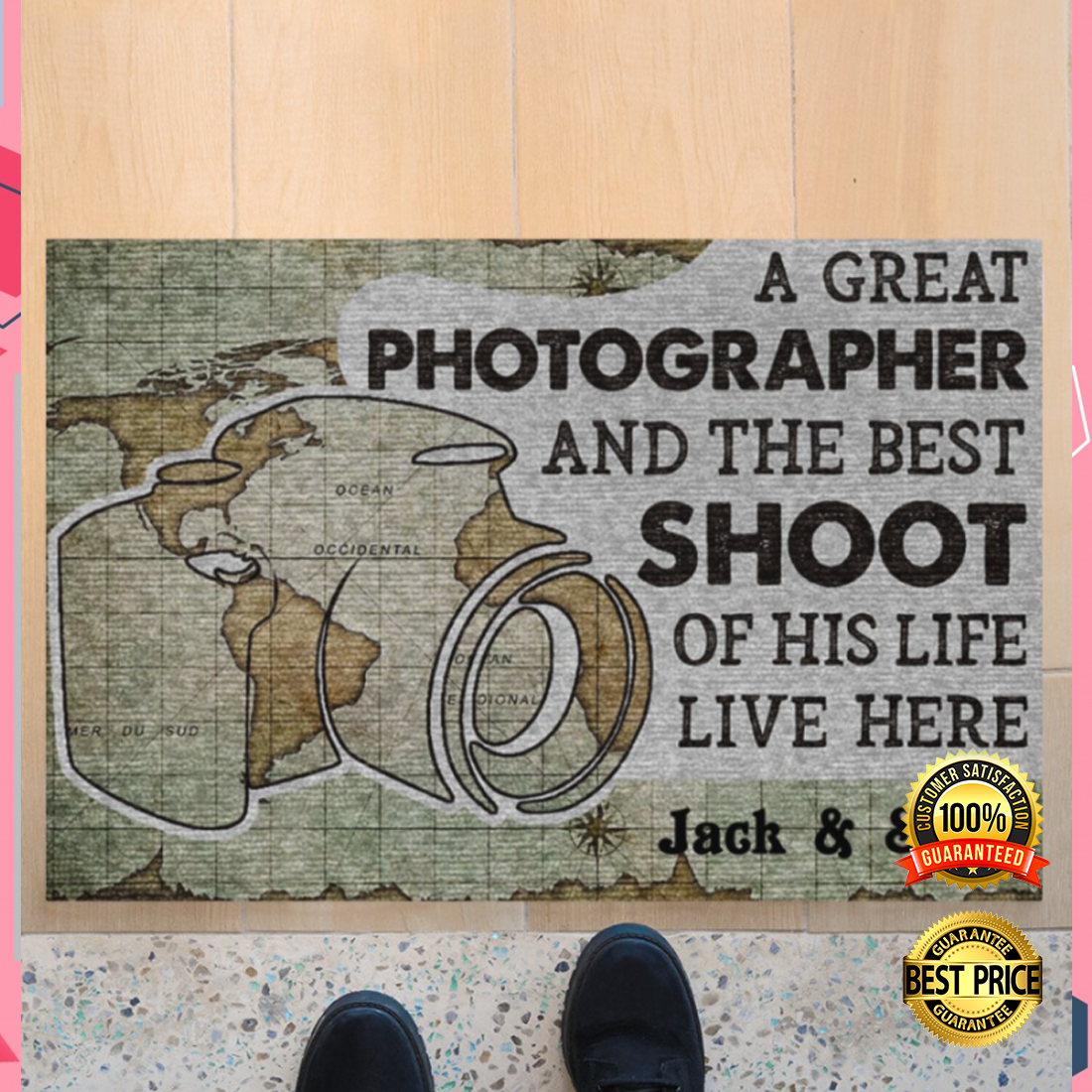 Personalized a great photographer and the best shoot of his life live here doormat 4