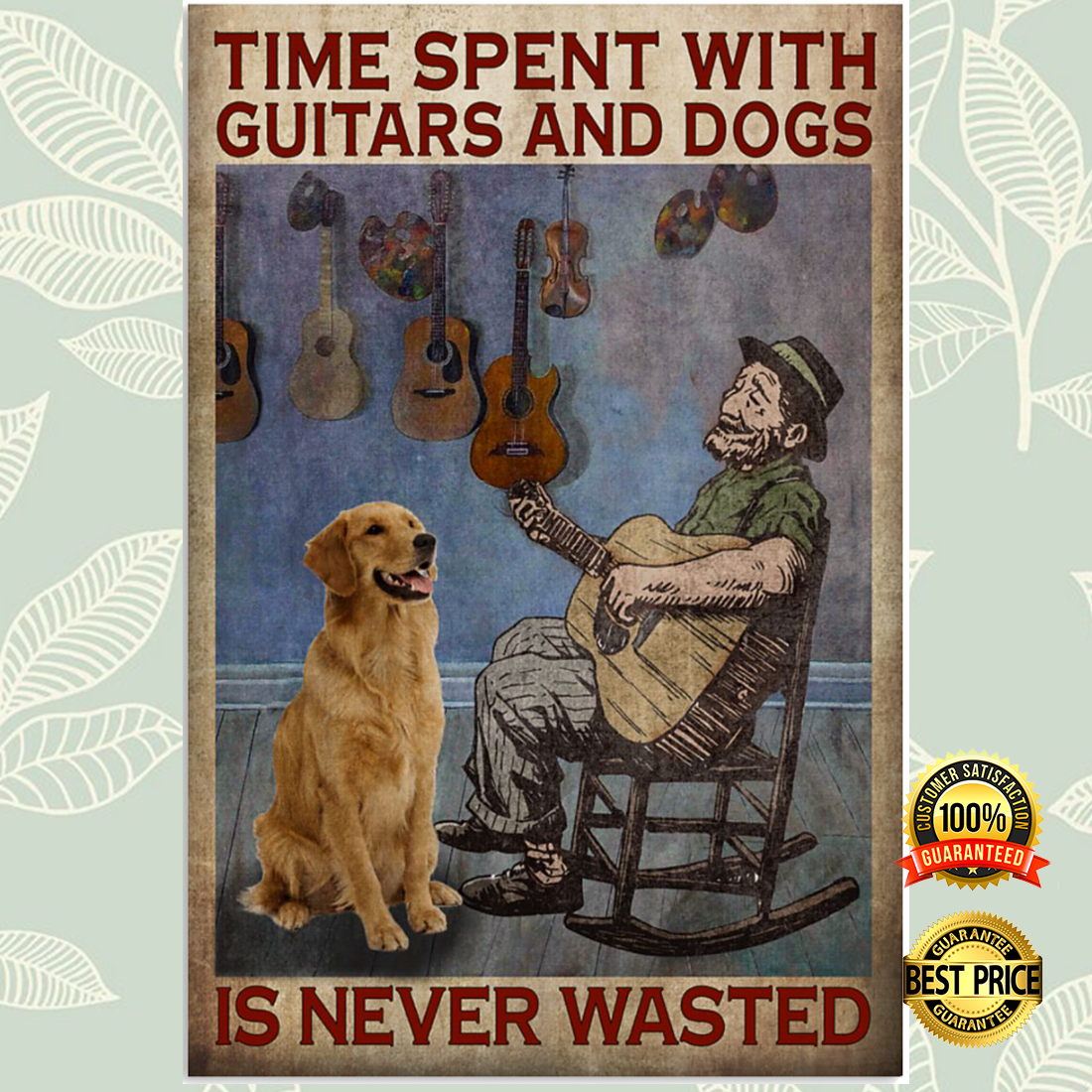 Time spent with guitar and dogs is never wasted poster 5