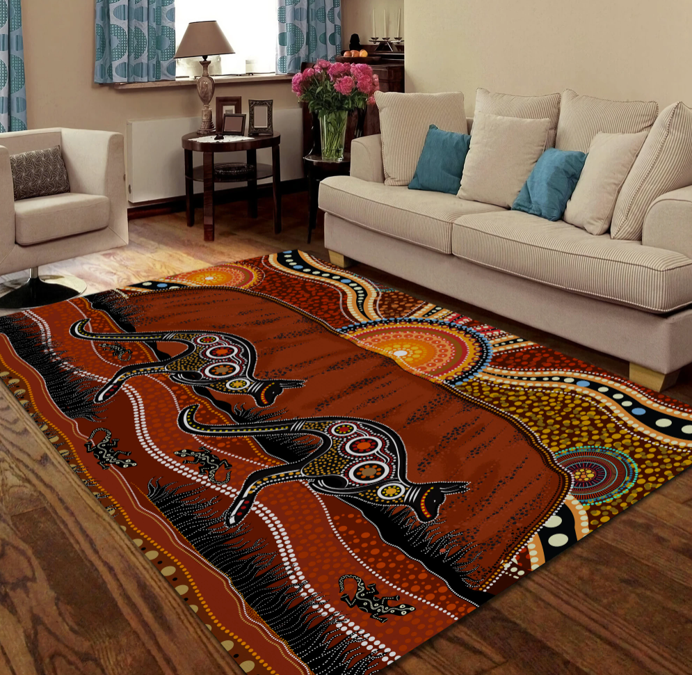 Aboriginal Kangaroo rug