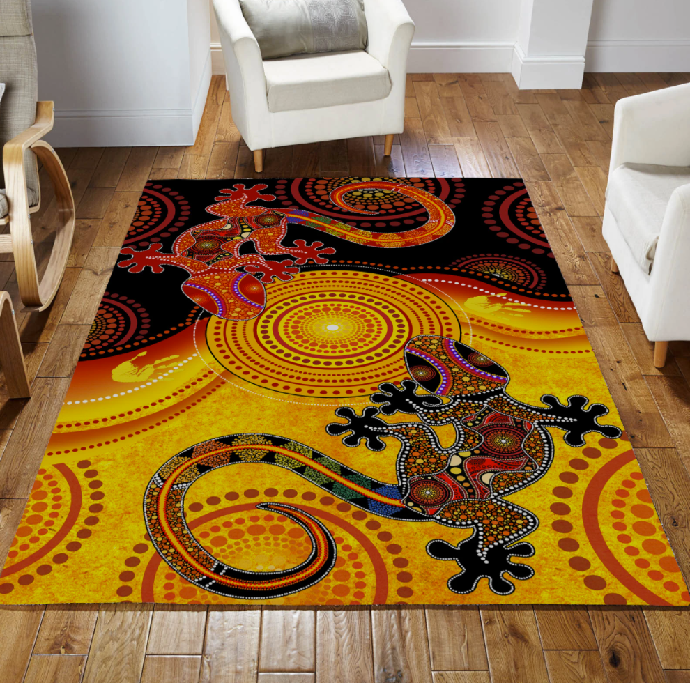 Aboriginal Lizards rug