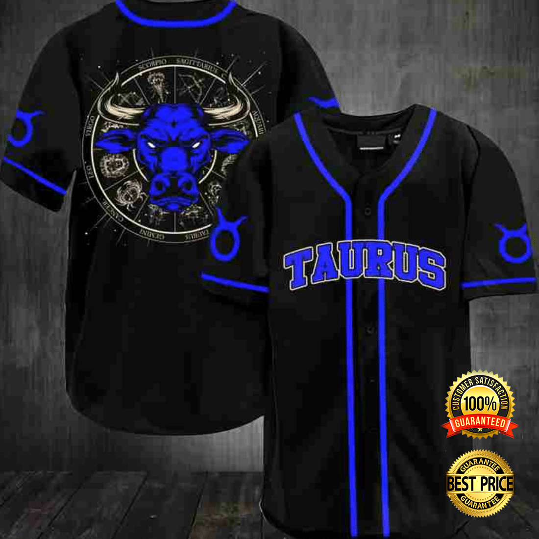 Taurus baseball jersey