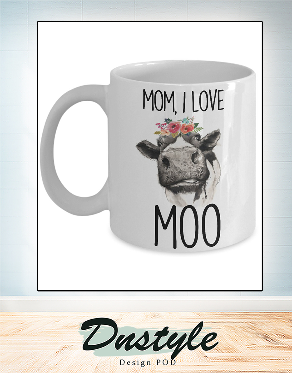 Cow Mom I love moo mug