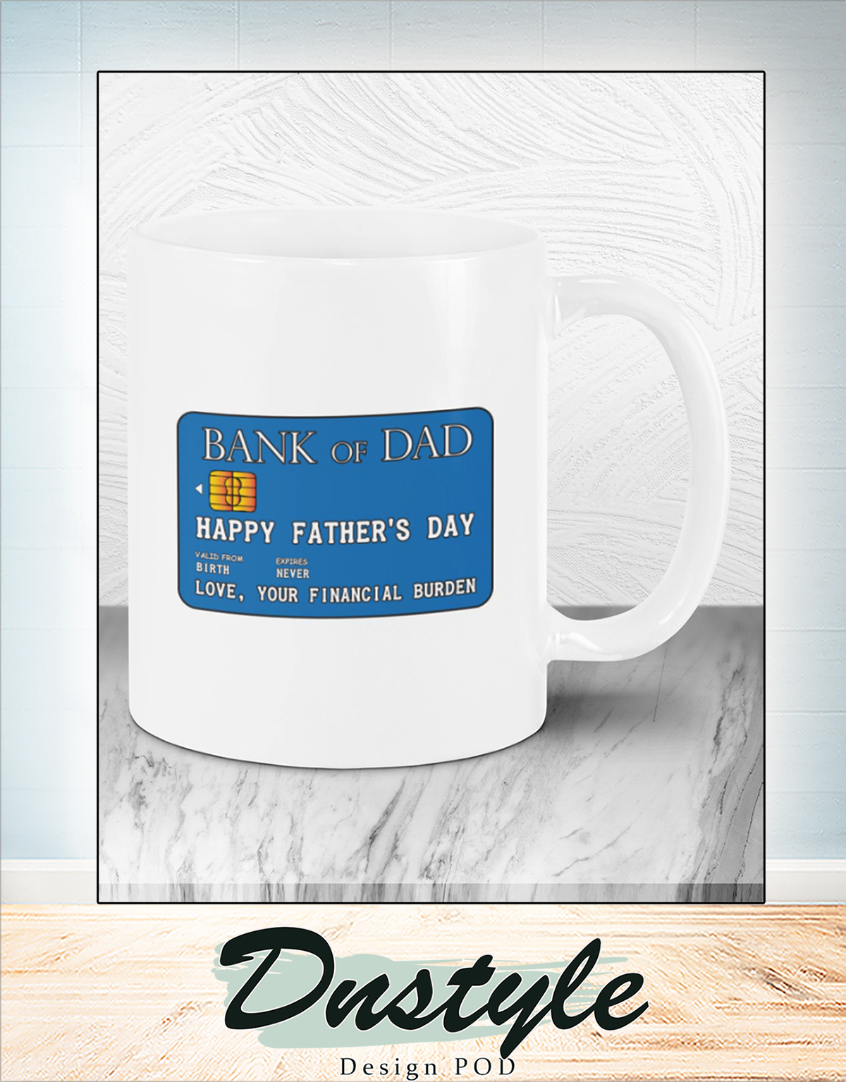 Bank of dad happy father's day mug 1