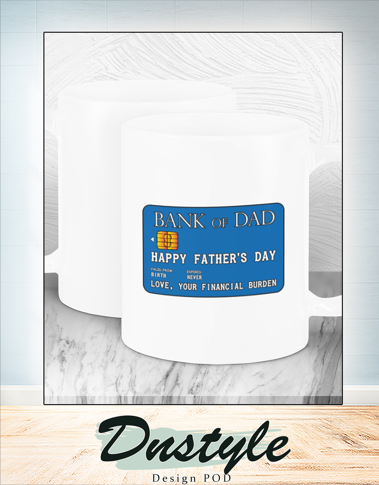 Bank of dad happy father's day mug 2