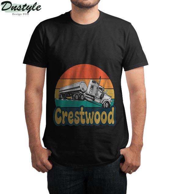 Crestwood Kentucky KY Tourism Semi Stuck on Railroad Tracks T-Shirt