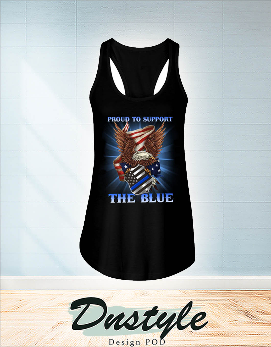 Eagle proud to support the blue flowy tank