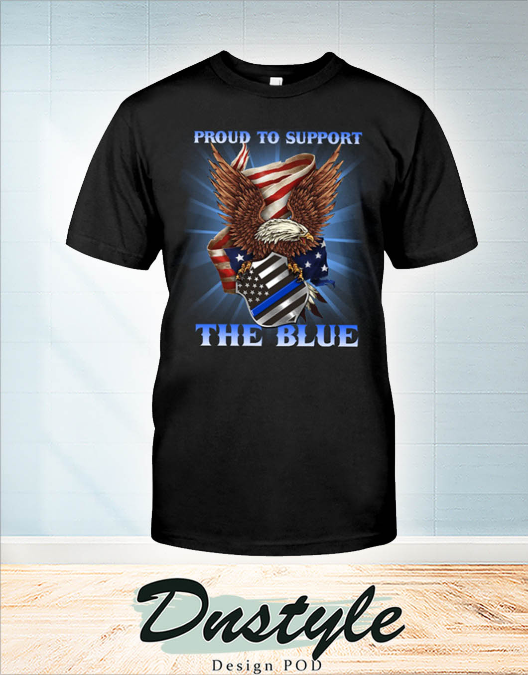 Eagle proud to support the blue shirt