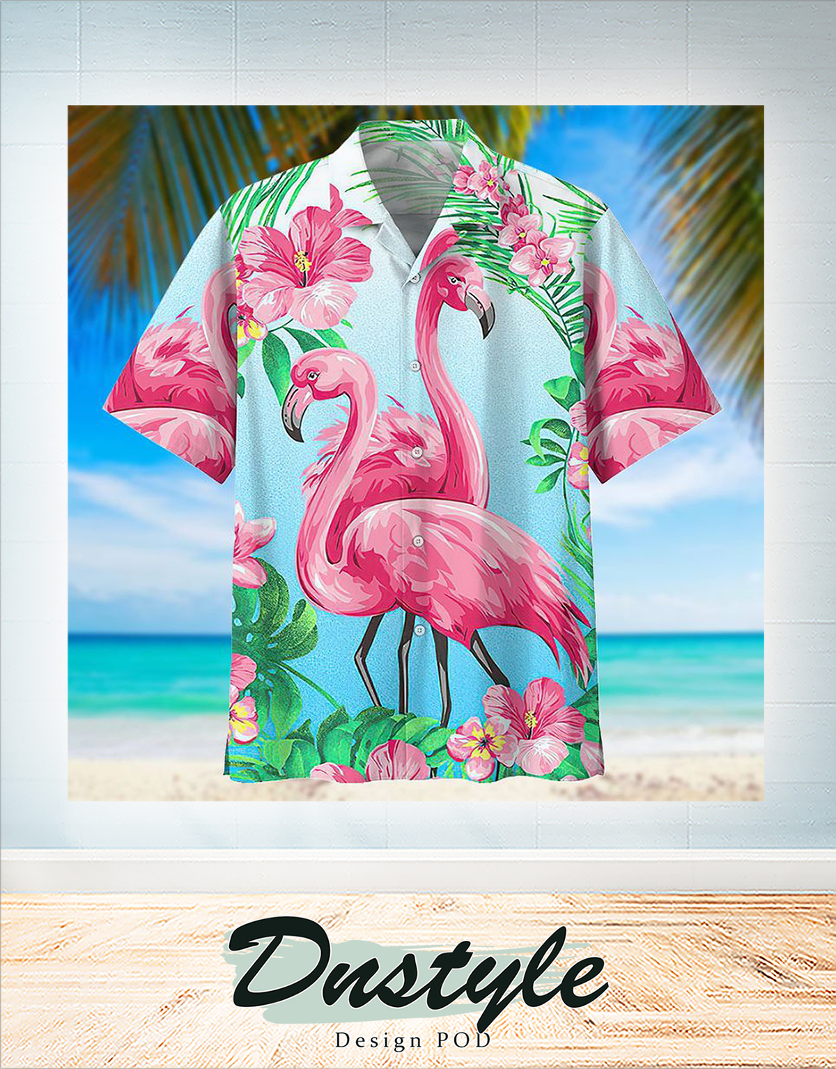 Flamingo hawaiian apparel shirt 2