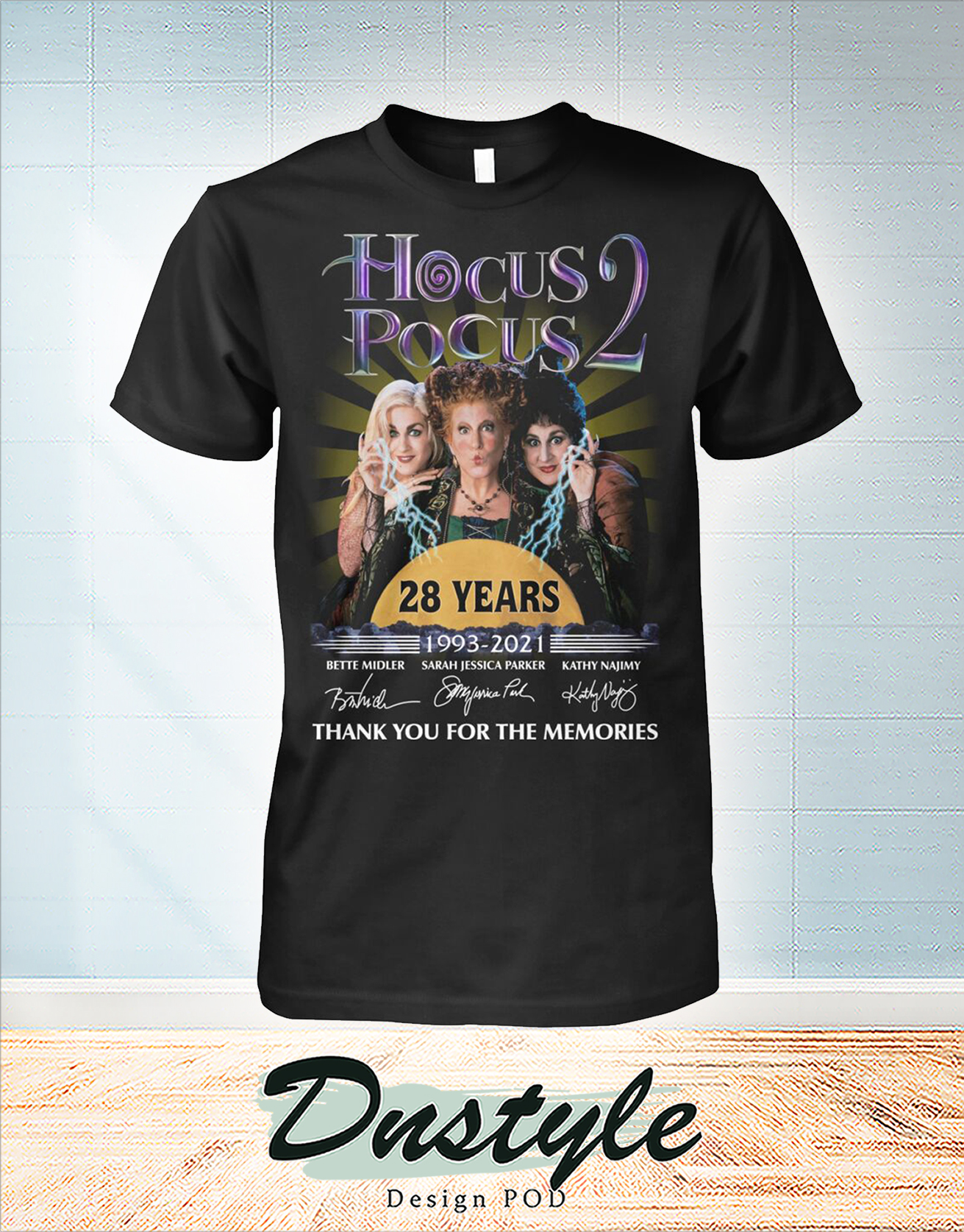 Hocus pocus 28 years thank you for the memories t-shirt