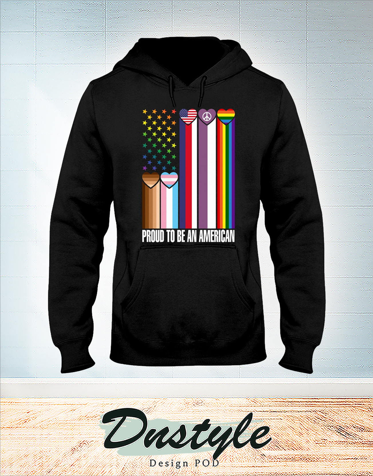LGBT proud to be an american 4th of july hoodie